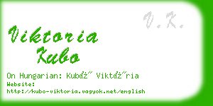 viktoria kubo business card